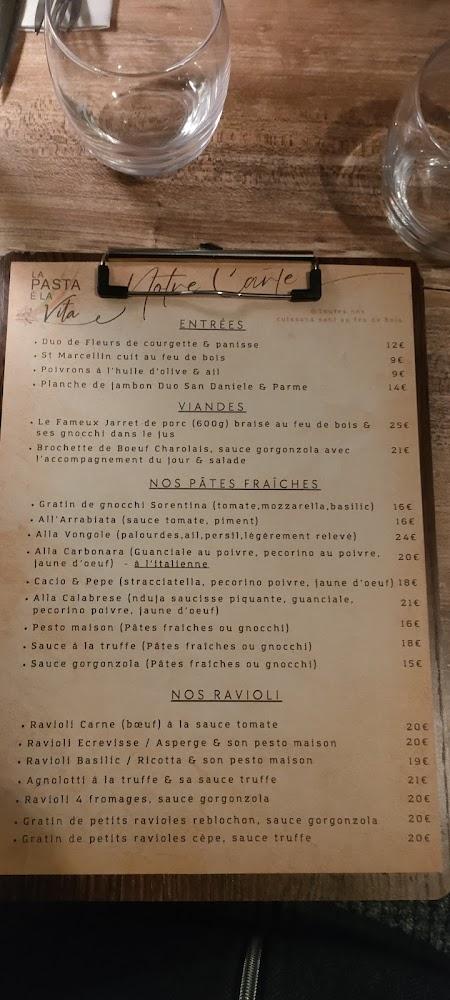 Trattoria della pasta e la vita - Menu Image 1